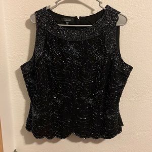 Very Cute Sequin Sleeveless Top